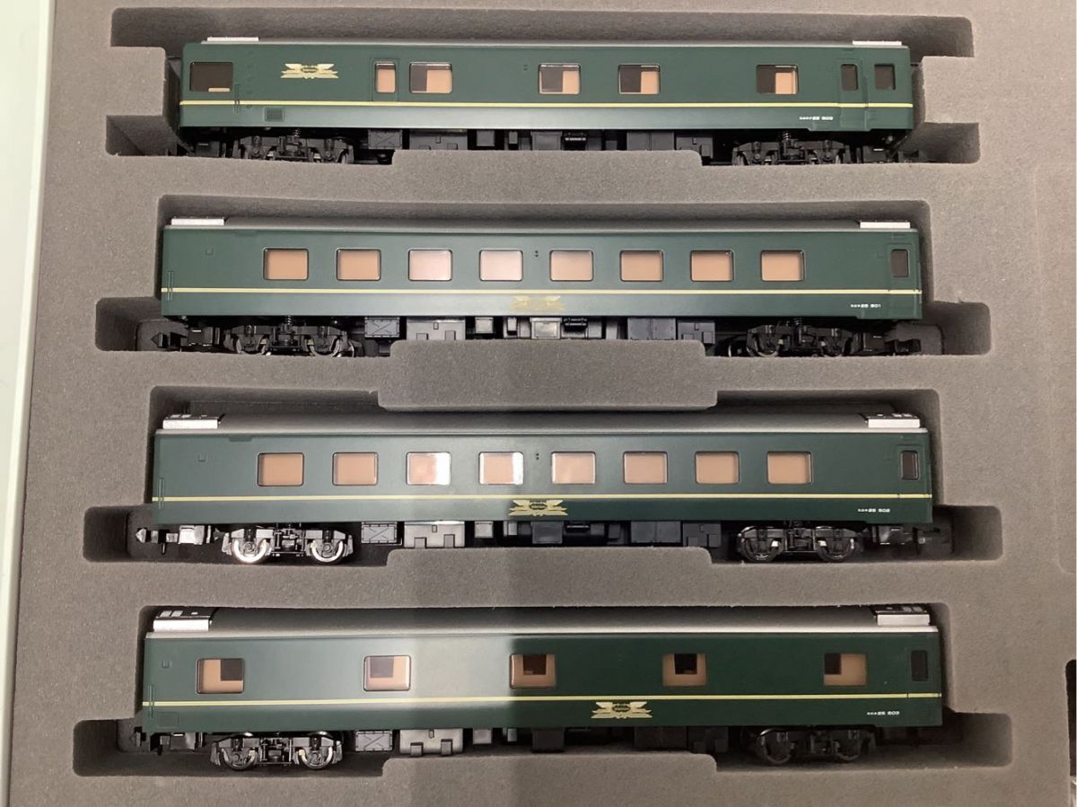 1 иен ~ рабочее состояние подтверждено TOMIX N gauge 98955 JR 24 серия пассажирский поезд ( специальный twilight Express *8 обе полный сборник .) комплект 