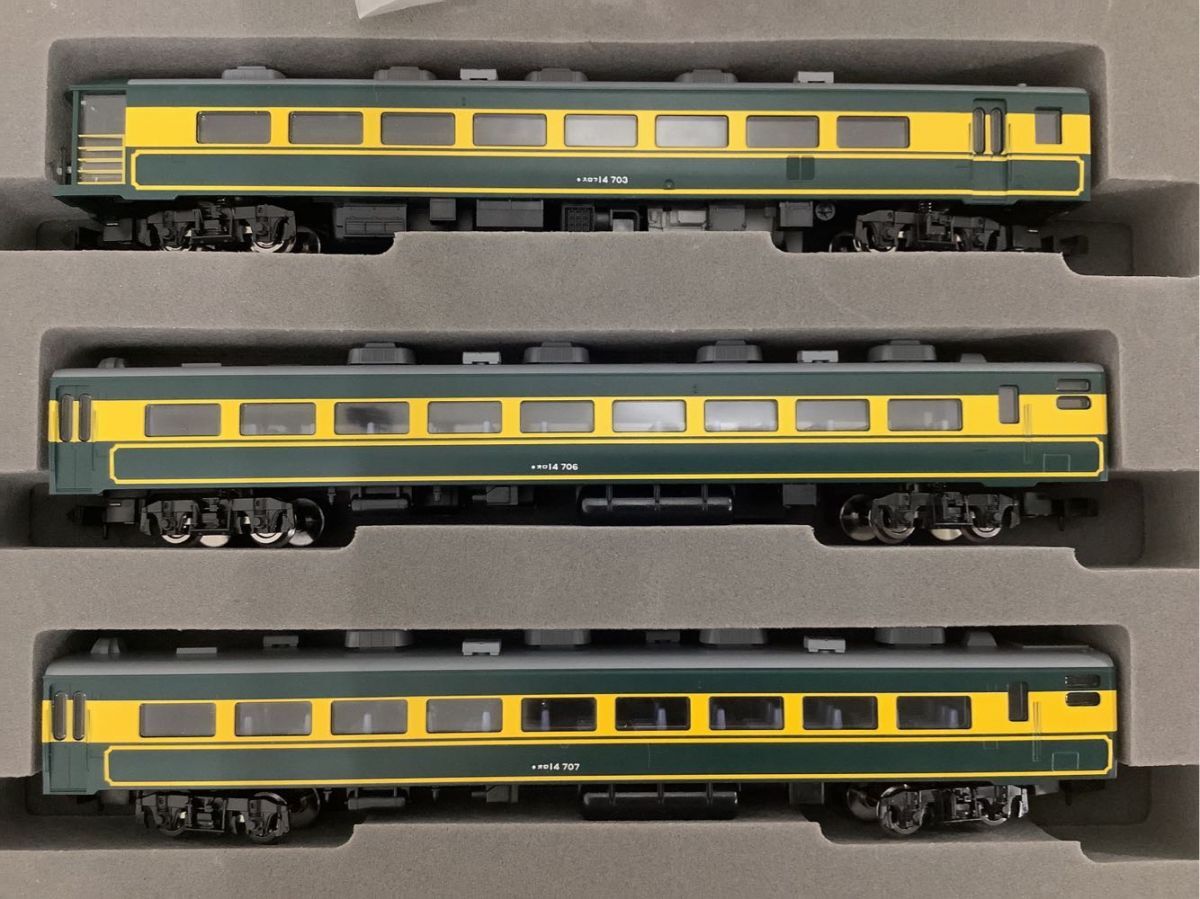 1 иен ~ рабочее состояние подтверждено TOMIX N gauge 92819 JR 14 700 серия пассажирский поезд салон машина Naniwa комплект 