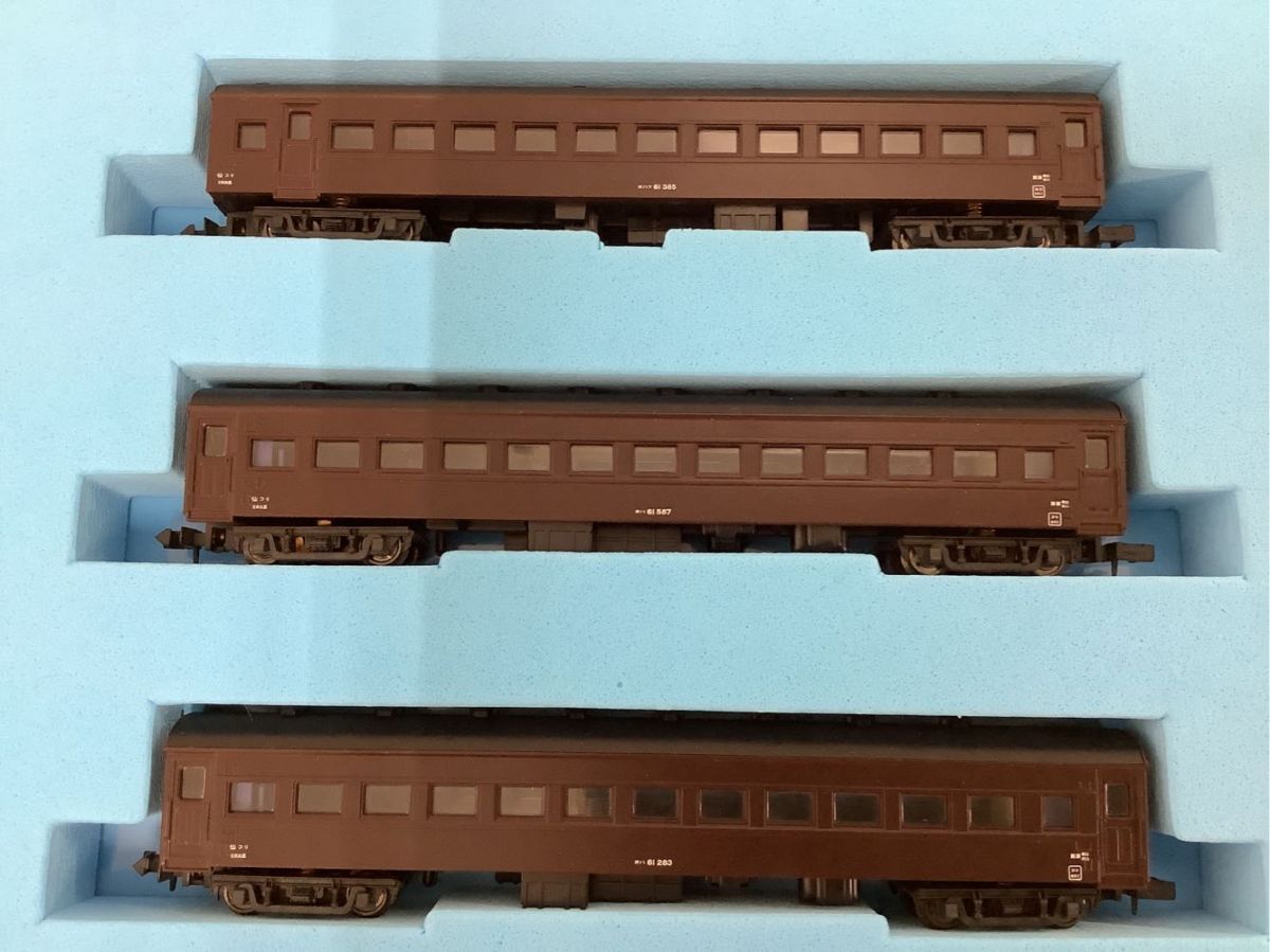 1 иен ~ Junk MICRO ACE N gauge A-5710 пассажирский поезд комплект 61 серия пассажирский поезд 6 обе комплект 