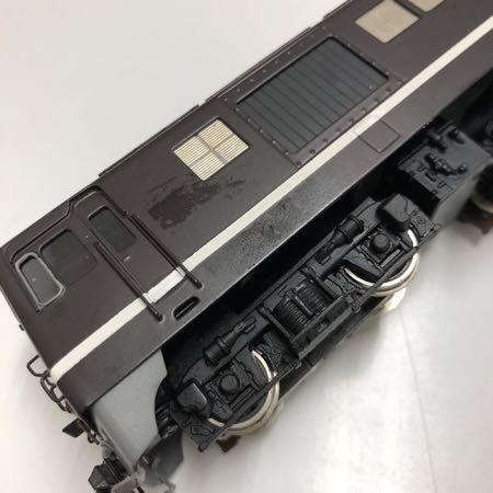 1 jpy ~ Junk Tenshodo HO gauge DF50 diesel locomotive Brown No.492