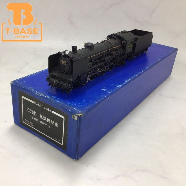 1円〜 ジャンク モデルパシフィック HOゲージ C53形 蒸気機関車 後期型 標準テンダー /b_画像1