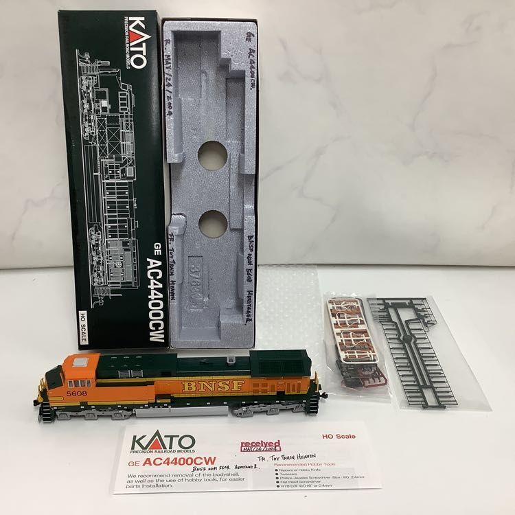 1円〜 動作確認済み KATO HOゲージ 37-6441 GE AC4400CW BNSF #5608の画像2