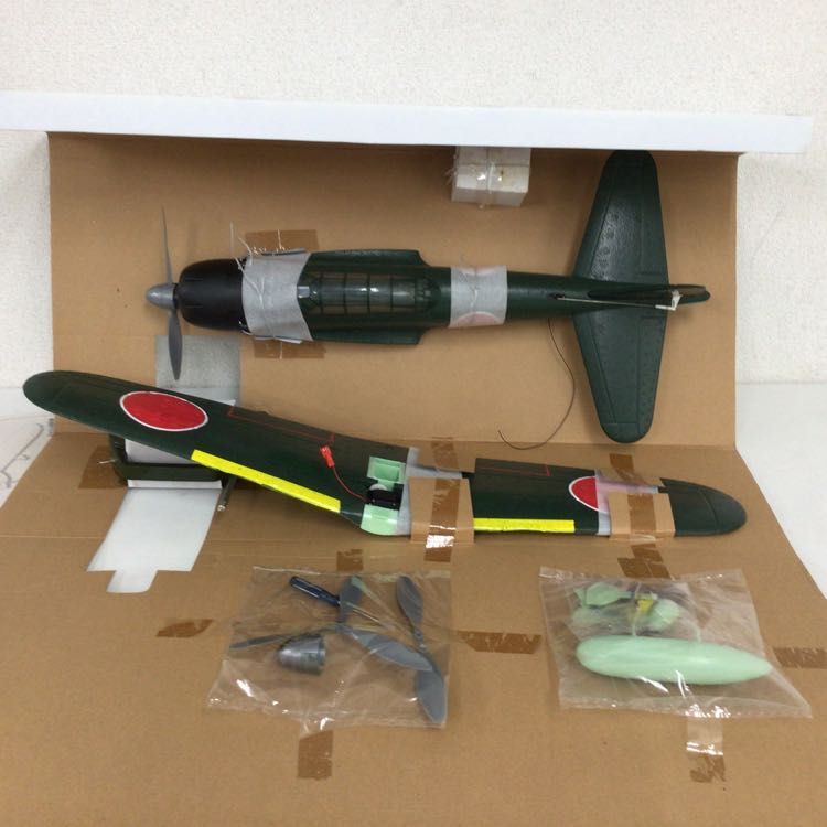 1円〜 同梱不可 タイヨー 零式艦上戦闘機52型 電動RC ラジコン飛行機_画像5