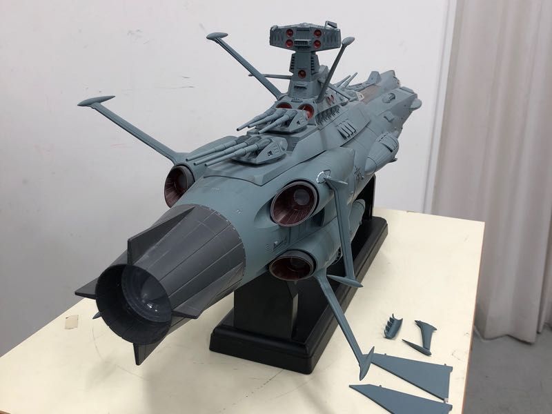 1円〜 店頭受取限定ジャンク アシェット 1/350 宇宙戦艦ヤマトをつくる アンドロメダ_画像5