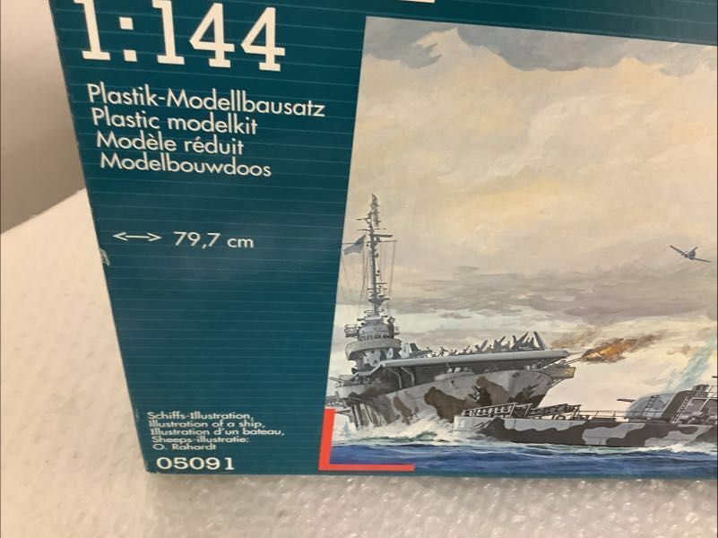 1円〜 同梱不可 ジャンク Revell 1/144 05091 US Navy FLETCHER-CLASS Destroyer プラモ 船の画像10