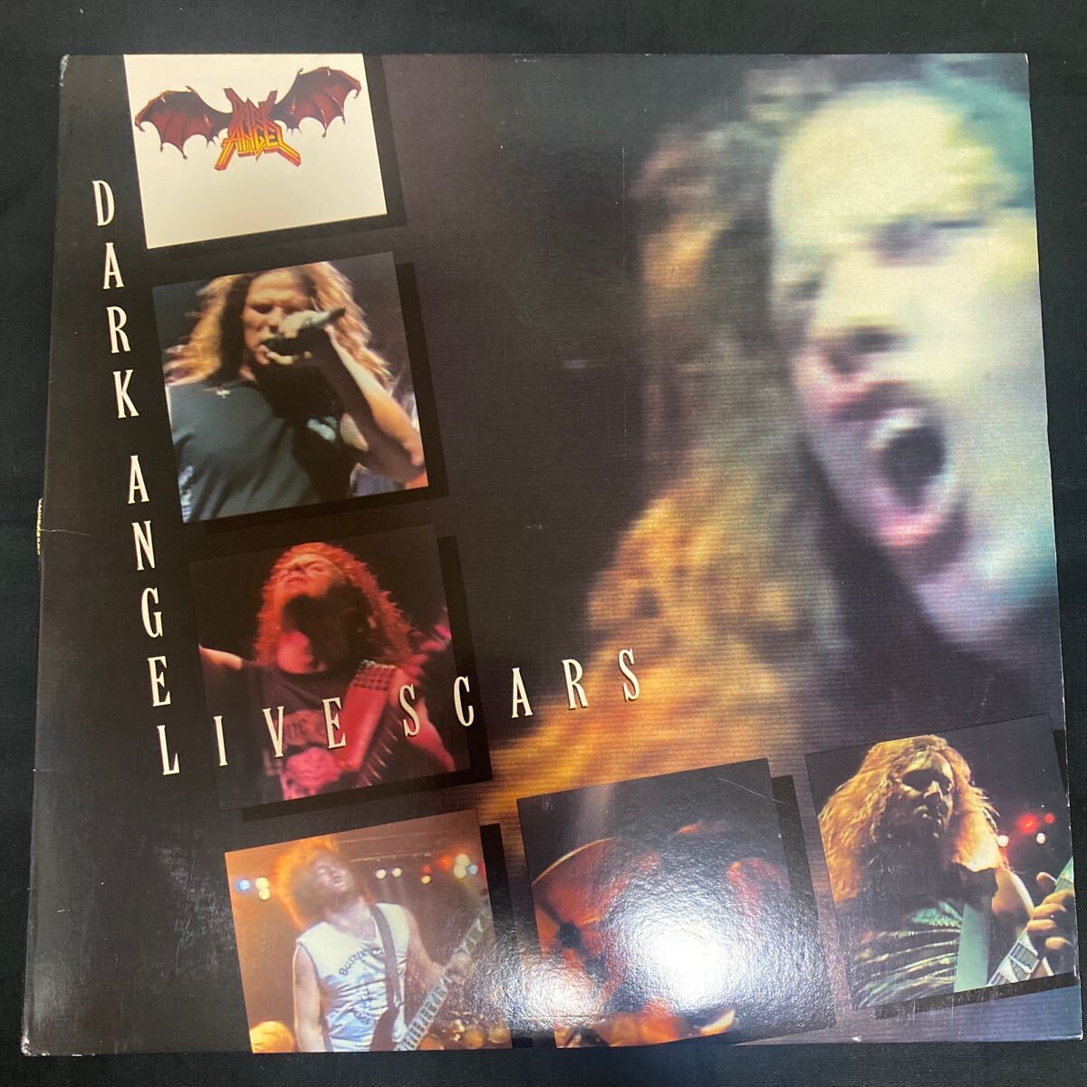 【ステッカー付】 DARK ANGEL 「Live Scars」 COMBAT88561-2013-1 US盤 1990年 レコード LPの画像1