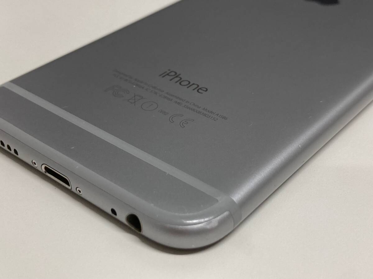 iPhone6　32GB　ソフトバンク　スペースグレー　バッテリー最大容量97％■5269_画像9