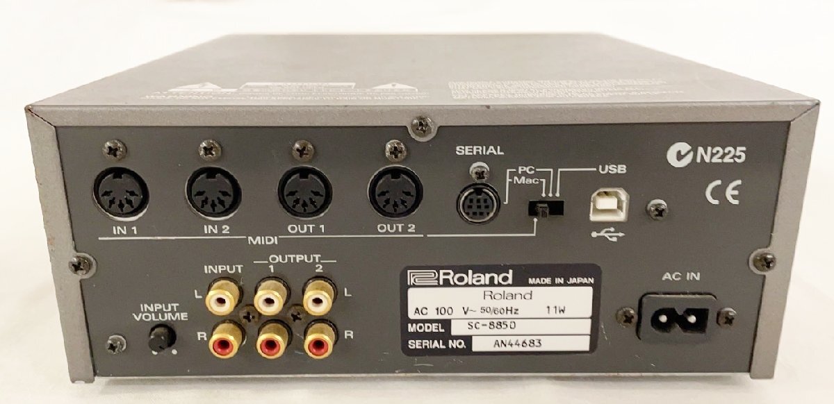 Roland Roland ED SOUND CANVAS SC-8850 sound module synthesizer electrification only has confirmed TPSP-129