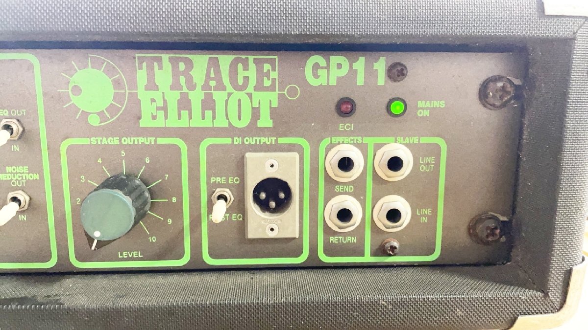 TRACE ELLIOT GRAPHIC PREAMPLIFIER GP11 トレースエリオット 通電確認済み　TPSP-121　_画像2