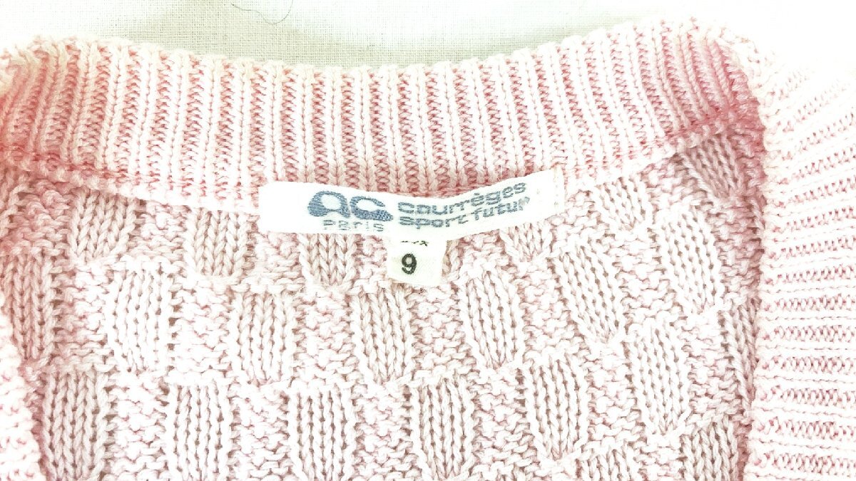  Courreges sport Future Courreges sport futur Heart type button pink series knitted the best 9 number MX-14