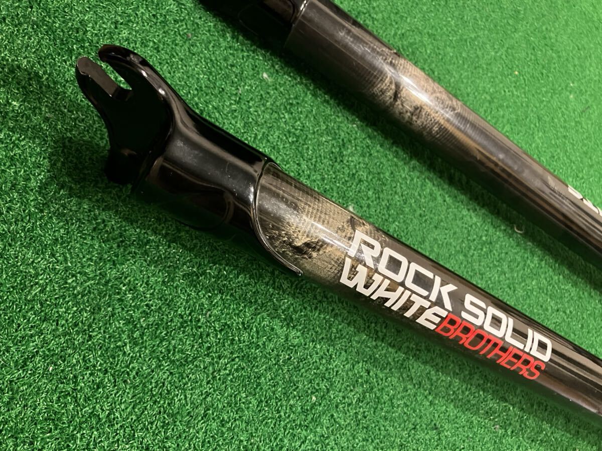 White Brothers ROCK SOLID CARBON FORK ホワイトブラザーズ　フロントフォーク　中古_画像4