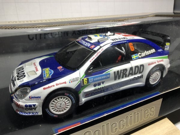 SunStar Citroen 1/18 シトロエン Xsara WRC Rally Sweden 2007 D.Carlsson / D.Giraudet_画像5