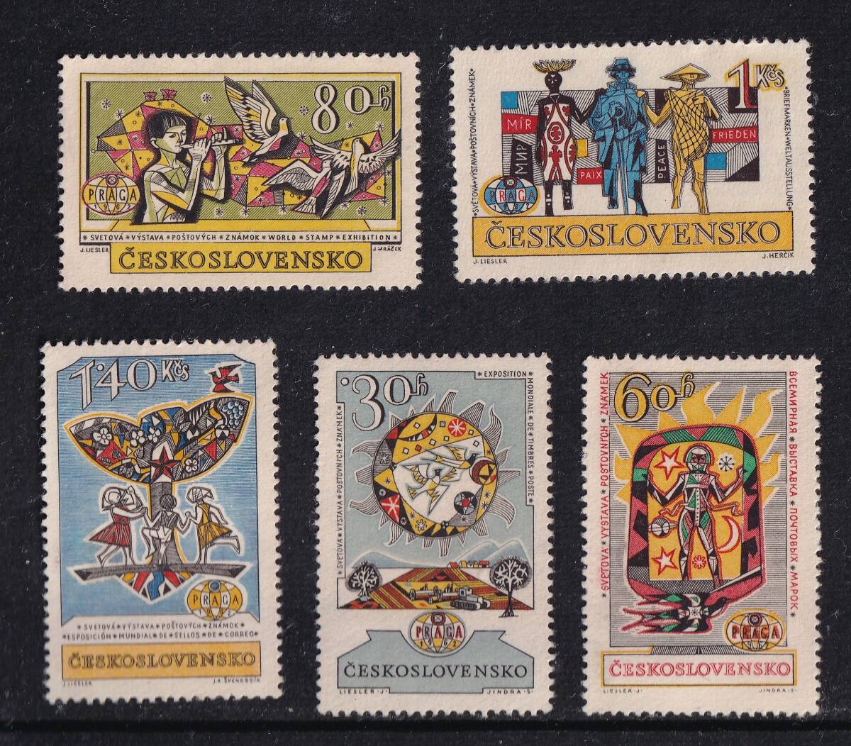 チェコスロバキア切手 プラハ切手展 切手収集 展示会 の画像1