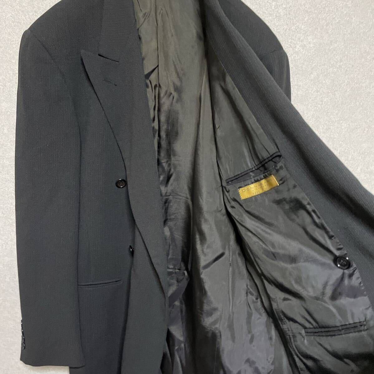 【 редко встречающийся  ,  большой  размер  】...　 двойной   костюм   Италия  пр-во  　... пиджак  ...  серый 　90s  винтажный  