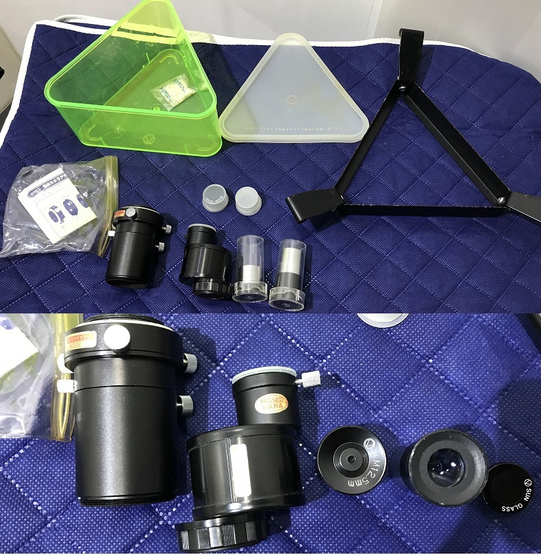 * pickup welcome *Vixen* heaven body telescope *CUSTOM-60L* wooden tripod * connection eye lens other accessory attaching optics equipment heaven body ..tere scope D=60.F=910. present condition goods 