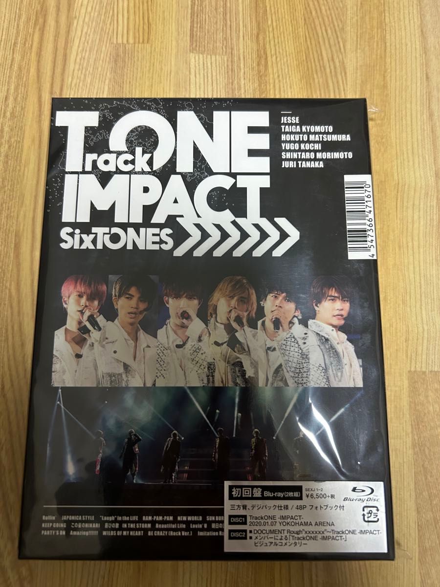 SixTONES TrackONE IMPACT 初回盤Blu-ray