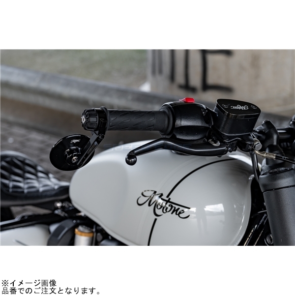 在庫あり Motone モートーン MMU535 バーエンド GEMINI アルミ ブラック T100/T120 SpeedTwin900 Scrambler900_画像6