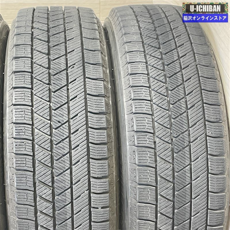 タンク ルーミー 等 エアノバ 5.5-14+42 4H100 2021年製 バリ溝 ブリヂストン VRX3 165/65R14 14インチ スタッドレス 4本セット 009_画像10