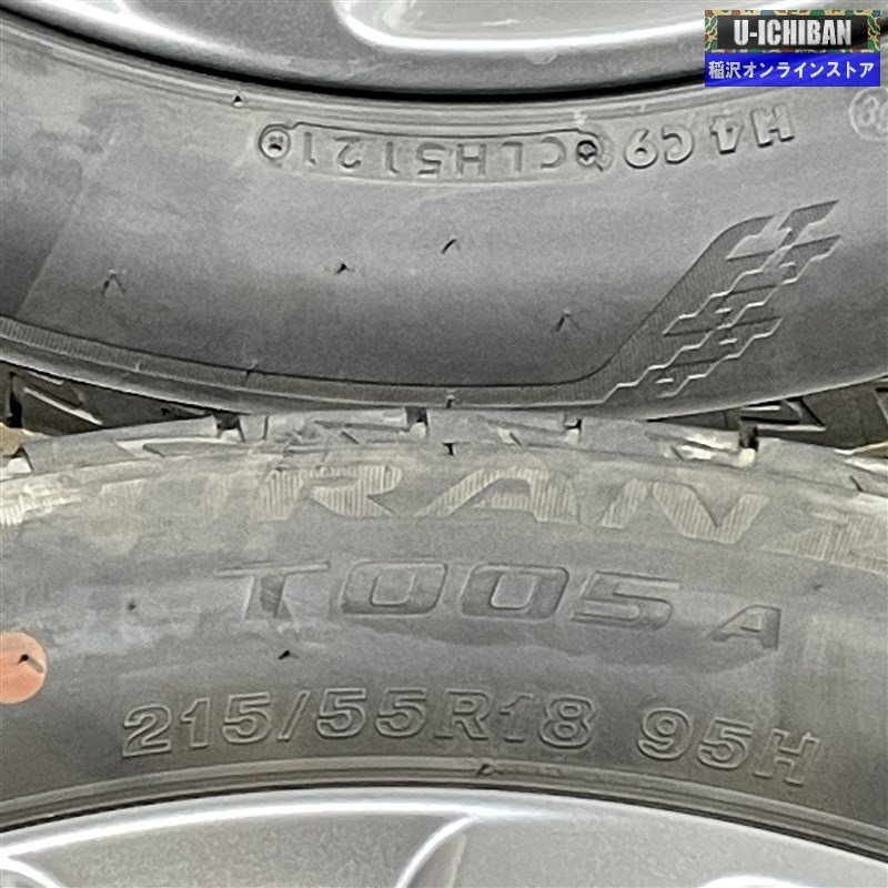 マツダ CX-30 純正 7-18+45 5H114.3 2021年製 ブリヂストン T005A 215/55R18 18インチ 4本セット 009_画像6