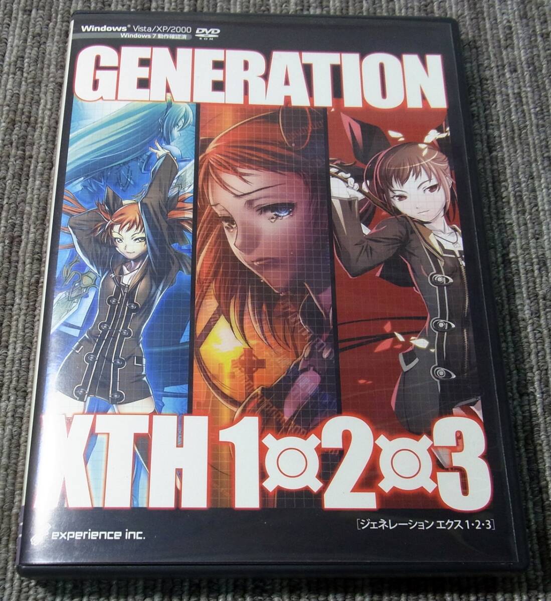YI コ5-119 角川ゲームス GENERATION XTH1・2・3 ジェネレーションエクス 1・2・3 コードハザード/コードブレイカー/コードリアライズ _画像1