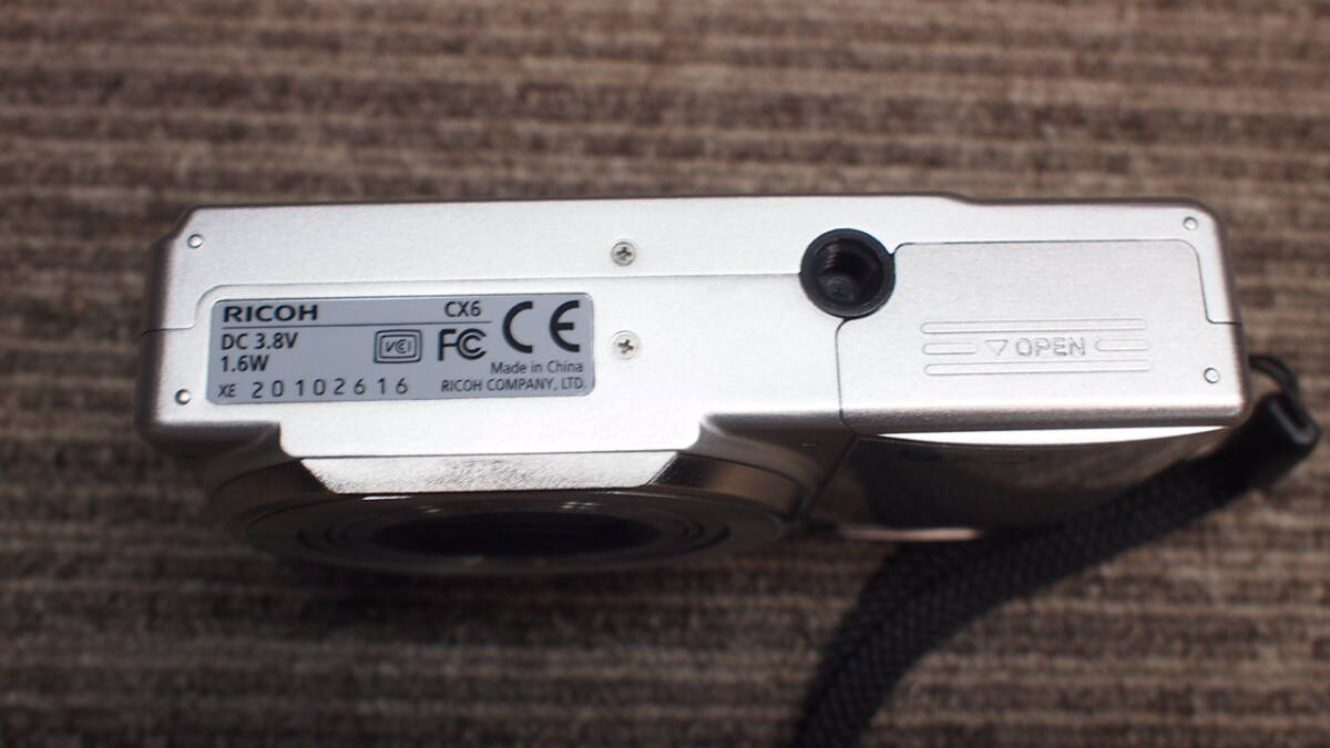 ^.5-15 RICOH CX6 компактный цифровой фотоаппарат работоспособность не проверялась текущее состояние товар 