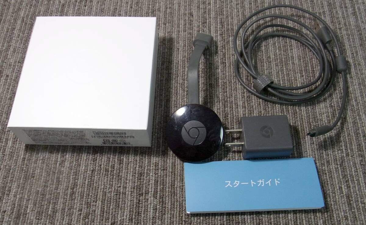 YI オ5-108 Google Chromecast グーグル クロームキャスト NC2-6A5 メディアストリーミング端末 GA3A00133A16Z01 中古_画像1