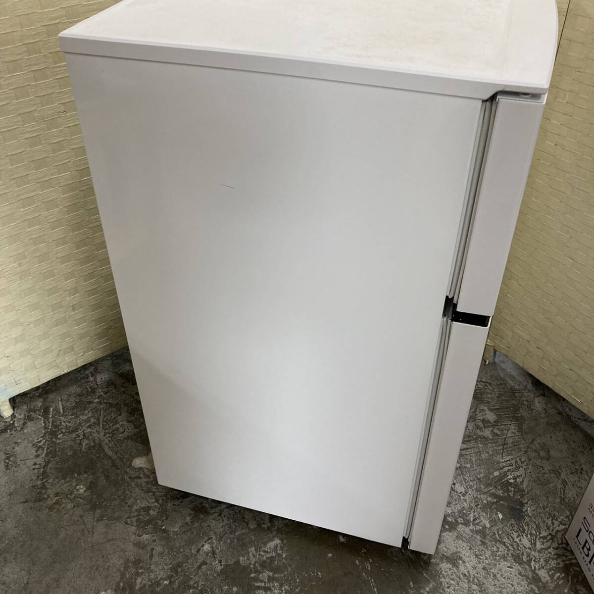 送料無料!!Hisense ハイセンス 93L 2ドア冷蔵庫 HR-B95A 冷蔵庫 ホワイト 動作品 2019年製/051-03の画像9