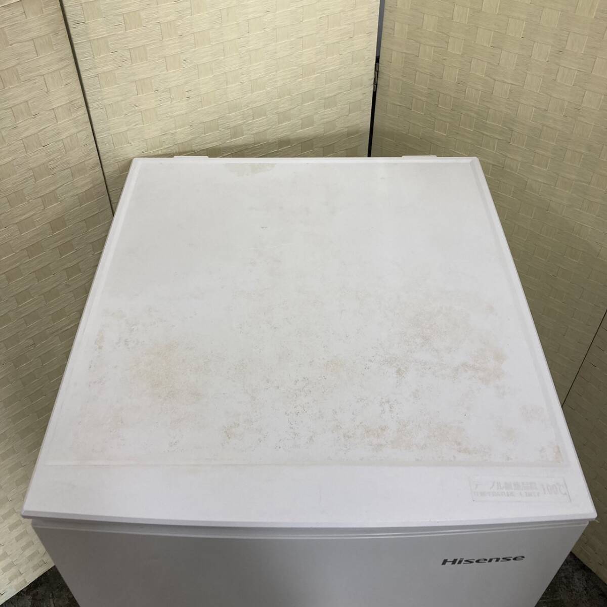 送料無料!!Hisense ハイセンス 93L 2ドア冷蔵庫 HR-B95A 冷蔵庫 ホワイト 動作品 2019年製/051-03の画像7