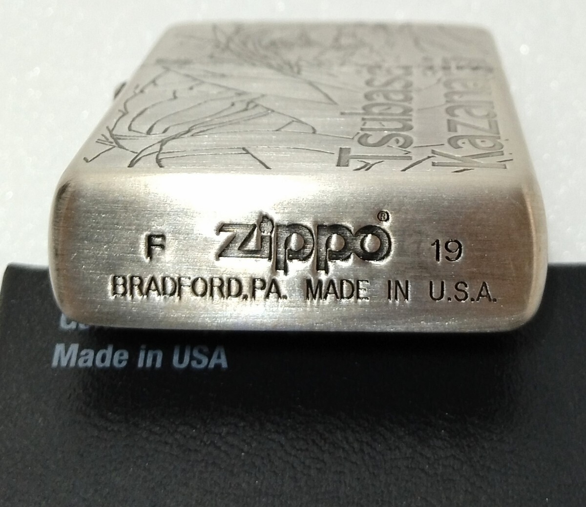 ★【未使用品】ZIPPO / ジッポー：戦姫絶唱シンフォギアXV・風鳴 翼・Kazanari Tsubasa：B柄：2019年製 ★_画像5