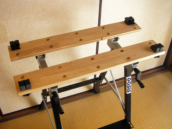 [ used good goods ] Work bench vise :DIY working bench * snowboard * skis. maintenance * wax stand also!:800mm width :. island city direct . welcome!