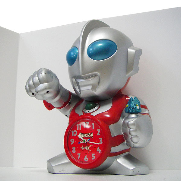 [ б/у рабочий товар ] Ultraman Powered : пойманный Baltan Seijin . симпатичный глаз ... часы * глаз ... часы * класть часы : высота примерно 38cm: звук проверка OK