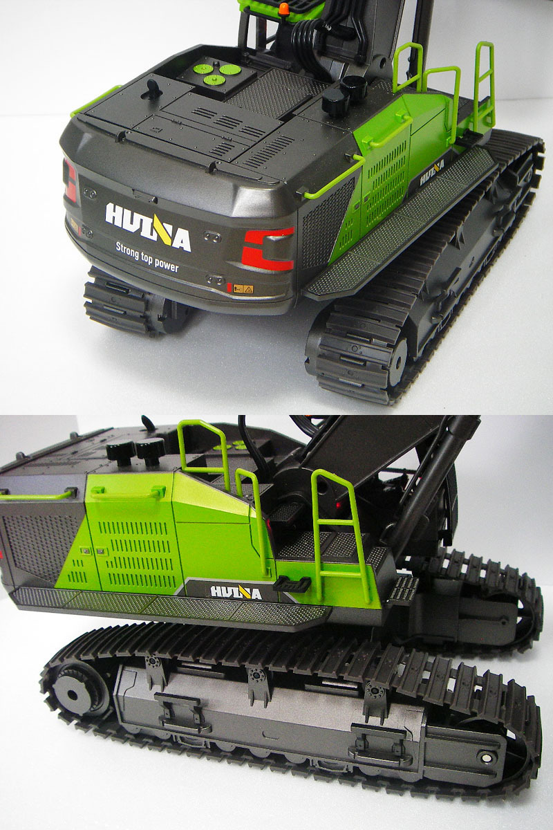 【中古動作美品】HUINA TOYS：RCパワーショベル：1593：掘削機：ラジコン 重機 1/14：USB充電ケーブルなし：昭島市直接お引き渡し大歓迎！_画像7