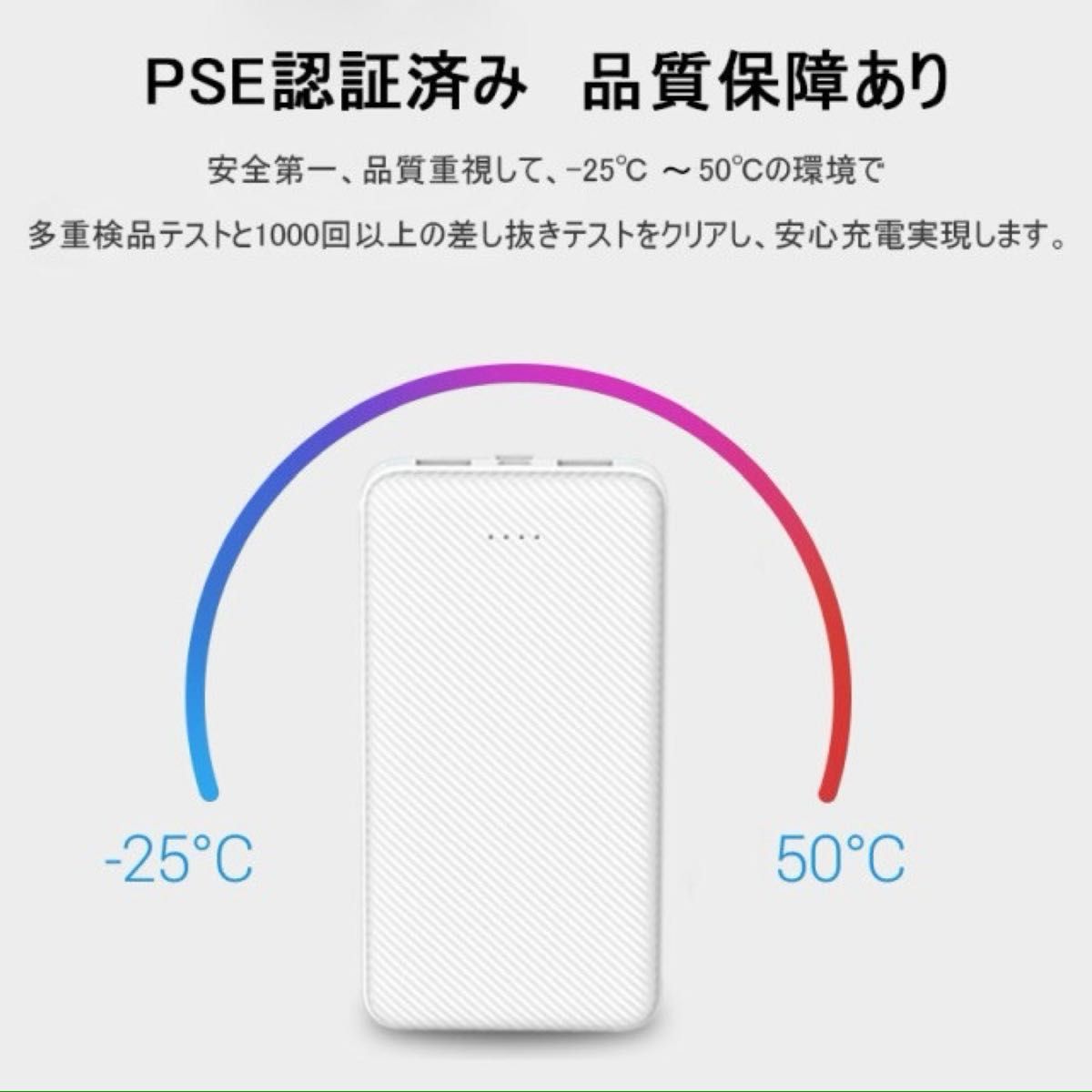 【J32】モバイルバッテリー　大容量　12000mAh　〜新品・未開封〜