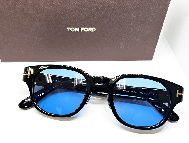 TOM FORD regular goods sunglasses FT1041D-4801V black black / blue new goods we Lynn ton UV cut ultra-violet rays measures Tom Ford 