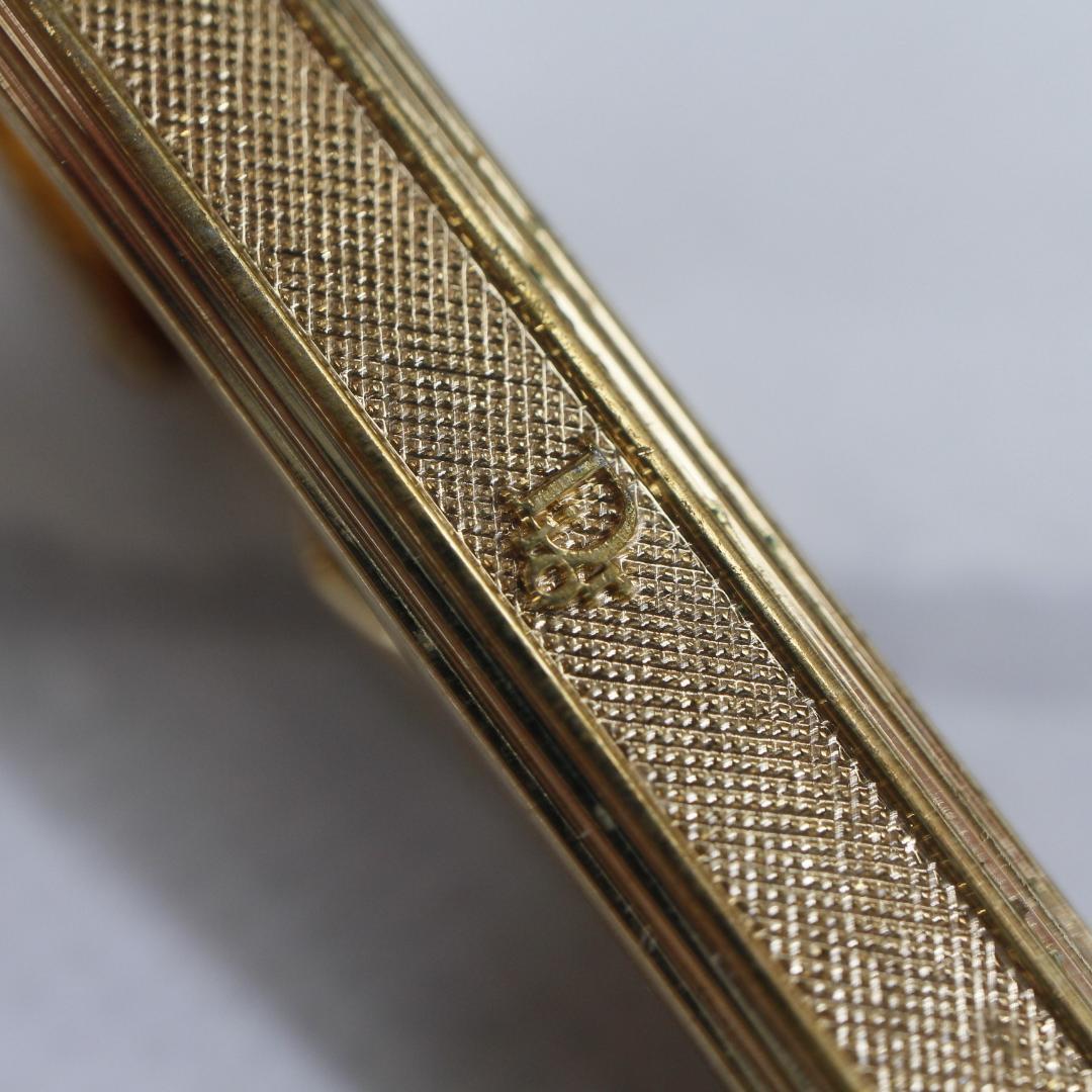 [ анонимность рассылка ] DIOR Dior булавка для галстука Gold Logo 5