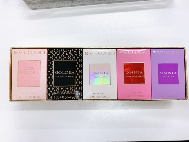 BVLGARI ブルガリ ミニ香水 5ml × 5点セット ×2箱　メンズ/レディース ギフトコレクション　未使用_画像4