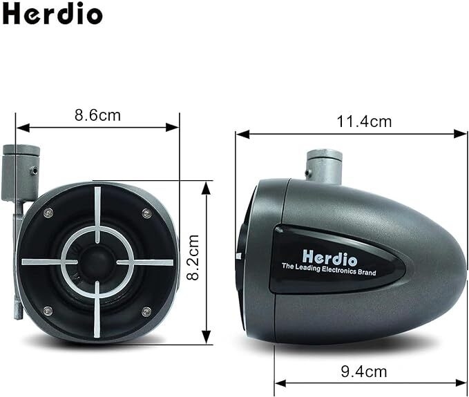 Herdio 100W車のサテライトスピーカー 小型吊り下げ式のスピーカー_画像6