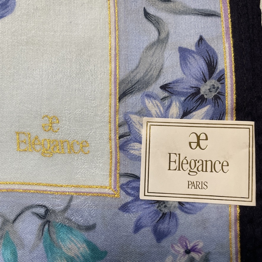 Elegance Paris エレガンス ハンカチ 保管品 未使用に近い 実家整理品 クリックポスト発送（送料185円） #_画像4