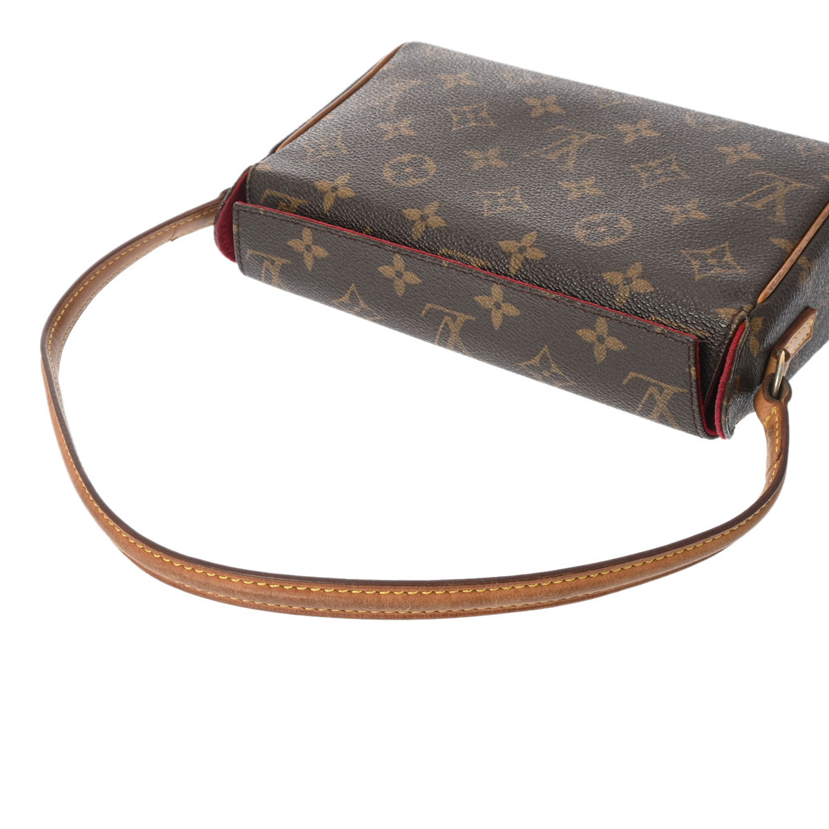 LOUIS VUITTON ルイヴィトン モノグラム レシタル ブラウン M51900 レディース モノグラムキャンバス ハンドバッグ Bランク 中古 銀蔵_画像3