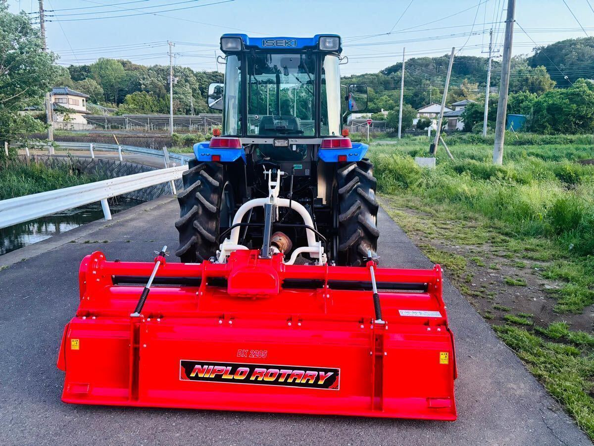 イセキトラクター T.Japan75 ＊ 75馬力 h エアコンキャビン 小橋ロータ リー＊時間815_画像10