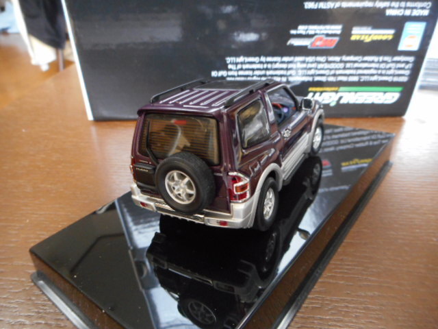 ★★1/43 オートアート ミツビシ パジェロ ショート パープル Autoart Mitsubishi Pajero SWB Purple 1999 エクシード★★_画像2