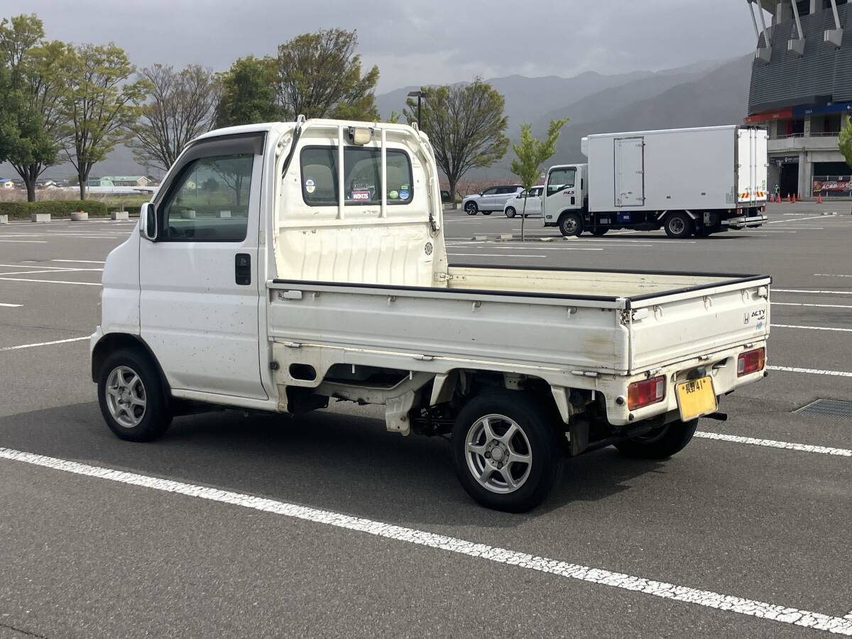 HA7 アクティ トラック 4WD 5MT エアコン パワステ タイベル交換済み ワンオーナー 機関良好 車検R6/9 四駆 キャリイ サンバー ハイゼットの画像2