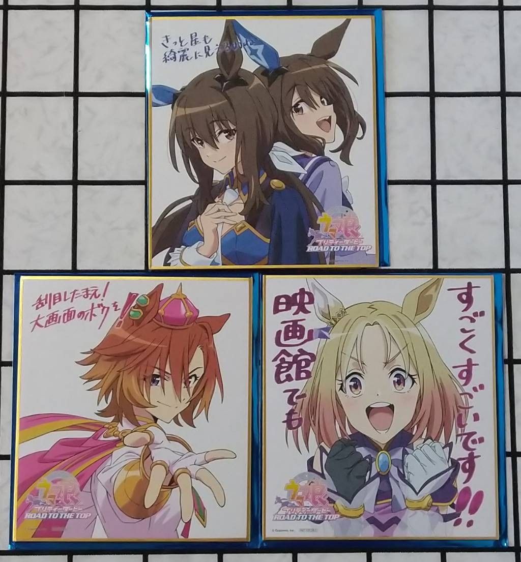 トプロ アヤベ オペラオー 描き下ろしミニ色紙 劇場用再編集版 トプロ アヤベ オペラオー 描き下ろしミニ色紙 劇場用再編集版