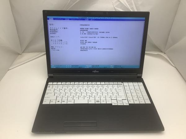 ジャンク!FUJITSU A577/SX○Core i5 7300U 2.6G 8G_画像1