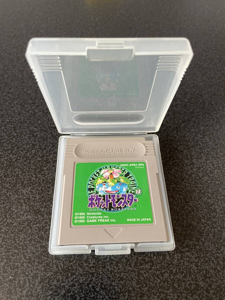 箱説付属・動作確認済み GB GBC ゲームボーイ カラー ポケットモンスター 緑 ポケモン Nintendo 任天堂 初代 完品 マップ付_画像5