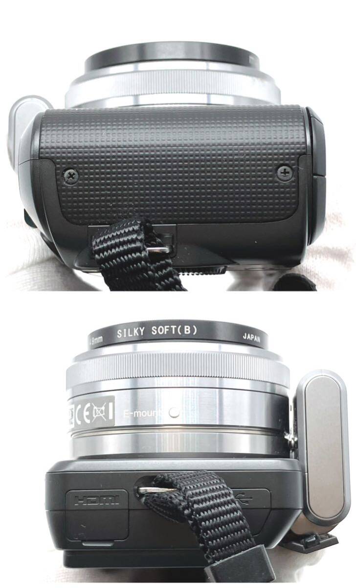 1円~/SONY/ソニー/NEX-3/LENS/E 16mm/F2.8/SEL16F28/ミラーレス一眼カメラ/デジタルカメラ/ブラック/現状品/簡易的な動作確認済/ジャンク_画像4