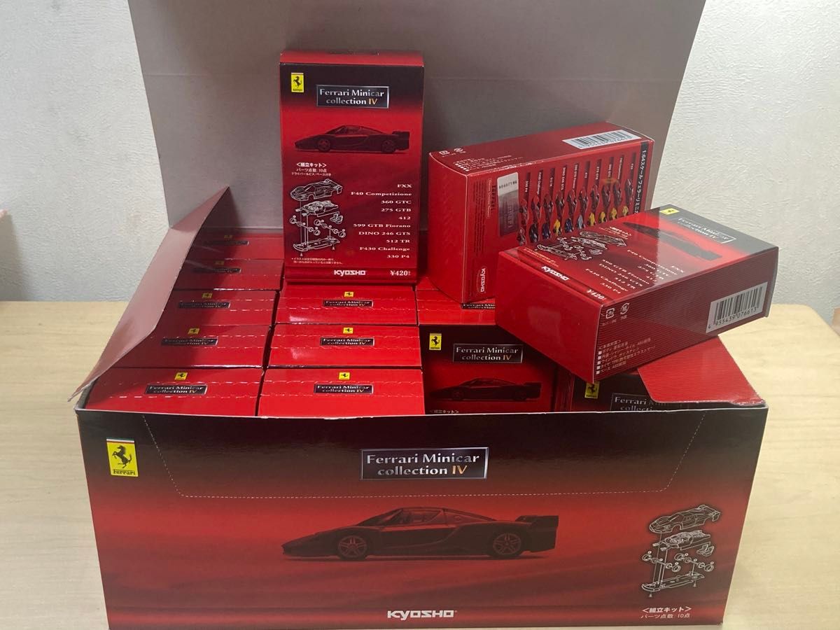 未開封 京商 1/64 フェラーリ ミニカー コレクション 4 (20個入 未開封 京商 1/64 フェラーリ ミニカー コレクション 4 (20個入