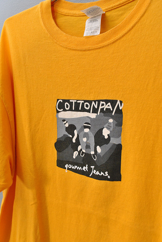 COTTON PAN GOURMET JEANS コットンパン グルメジーンズ 半袖Tシャツ 前プリント イエロー/L_画像3