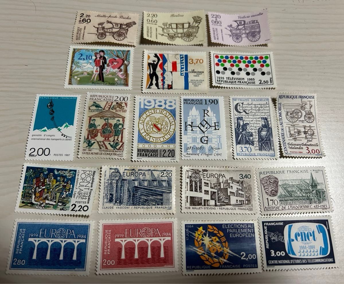 外国切手　フランス　色々　94枚