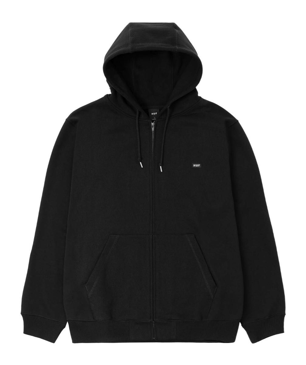 【HUF】CLASSIC FLEECE FULL ZIP HOODIE / HUF フルジップパーカー フード